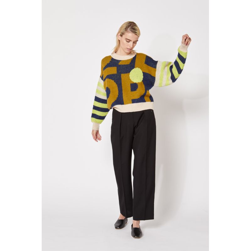 PULL ICONE KAKI