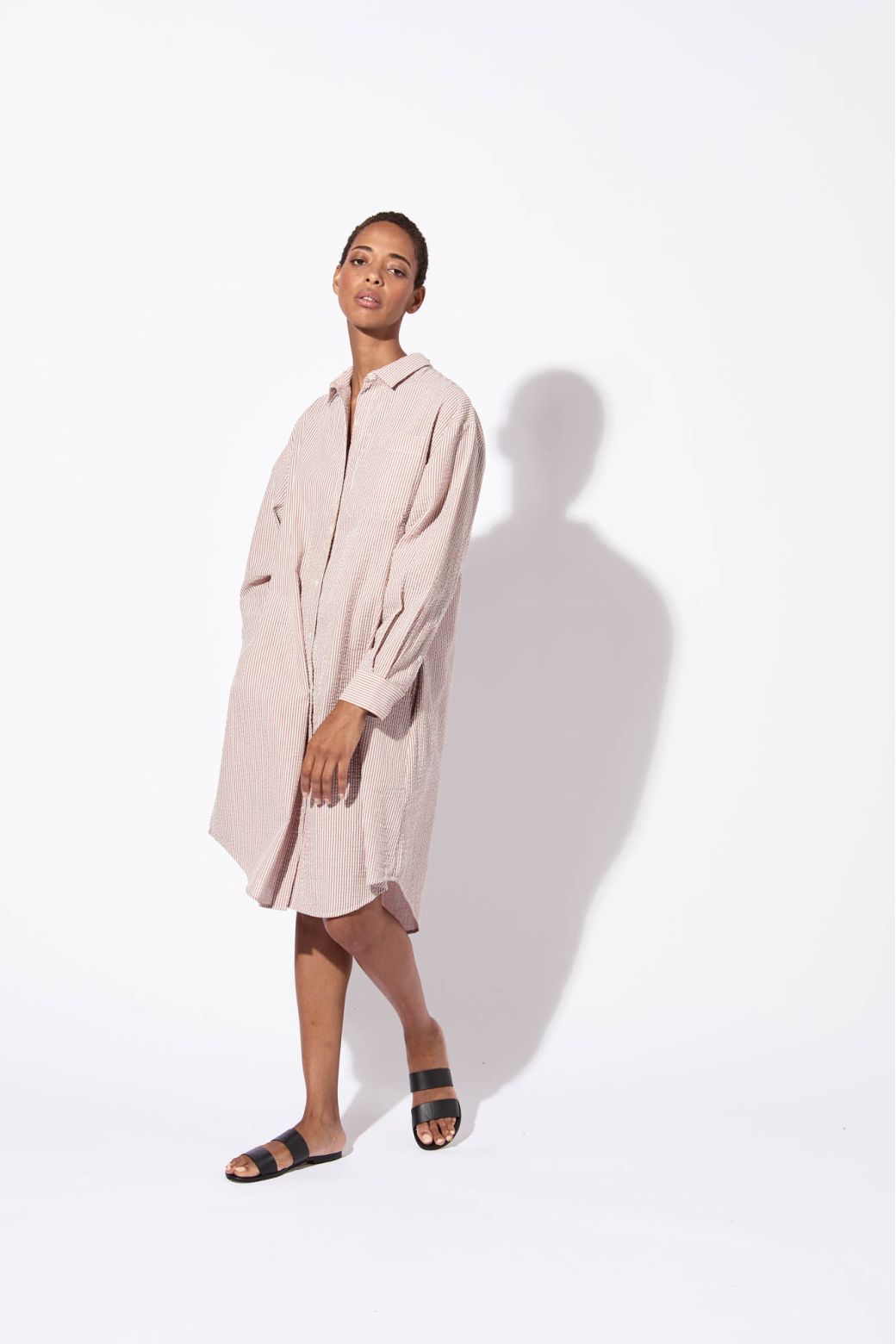ROBE MARIUS MERYL LILAS CARAMEL