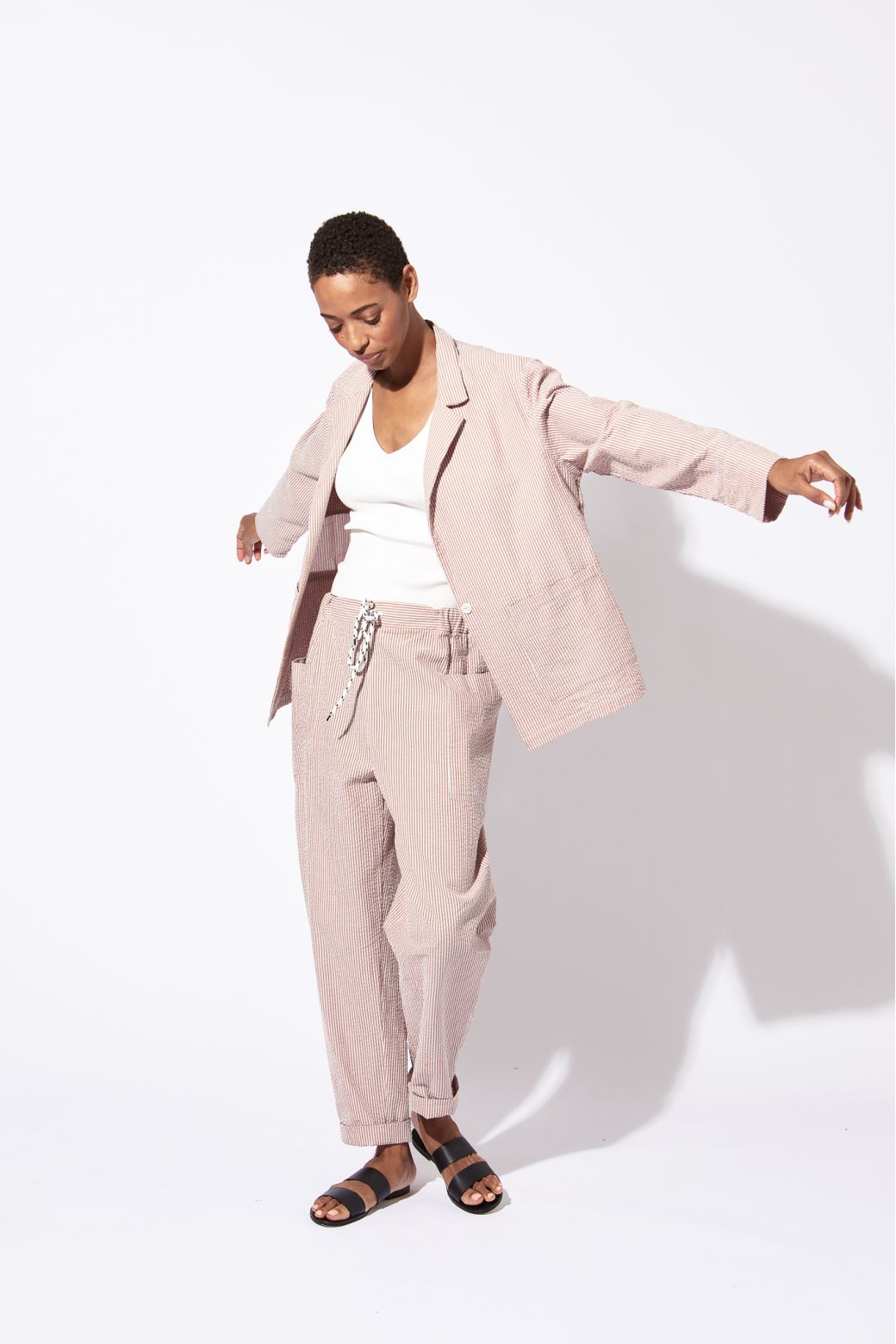 VESTE HARRY MERYL LILAS CARAMEL
