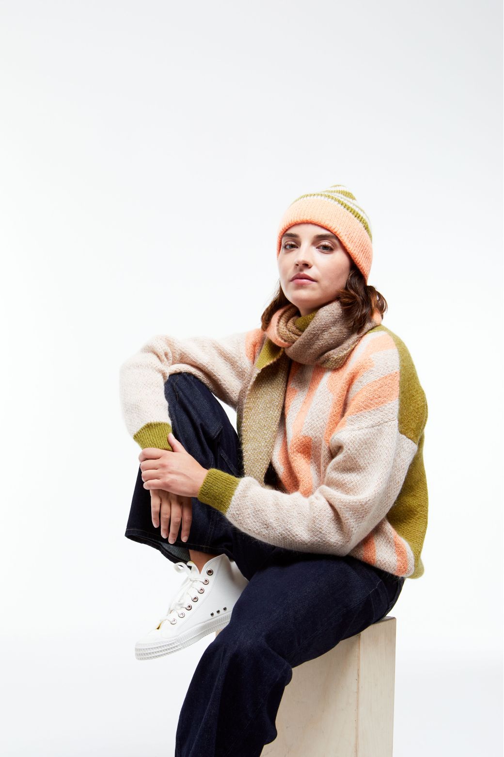 Bonnet Céleste Kaki