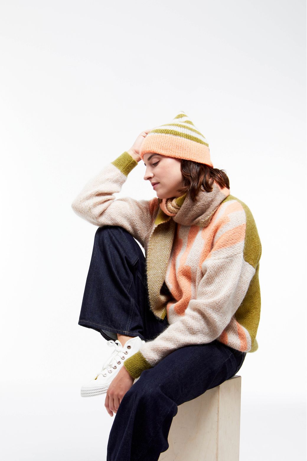 Bonnet Céleste Kaki
