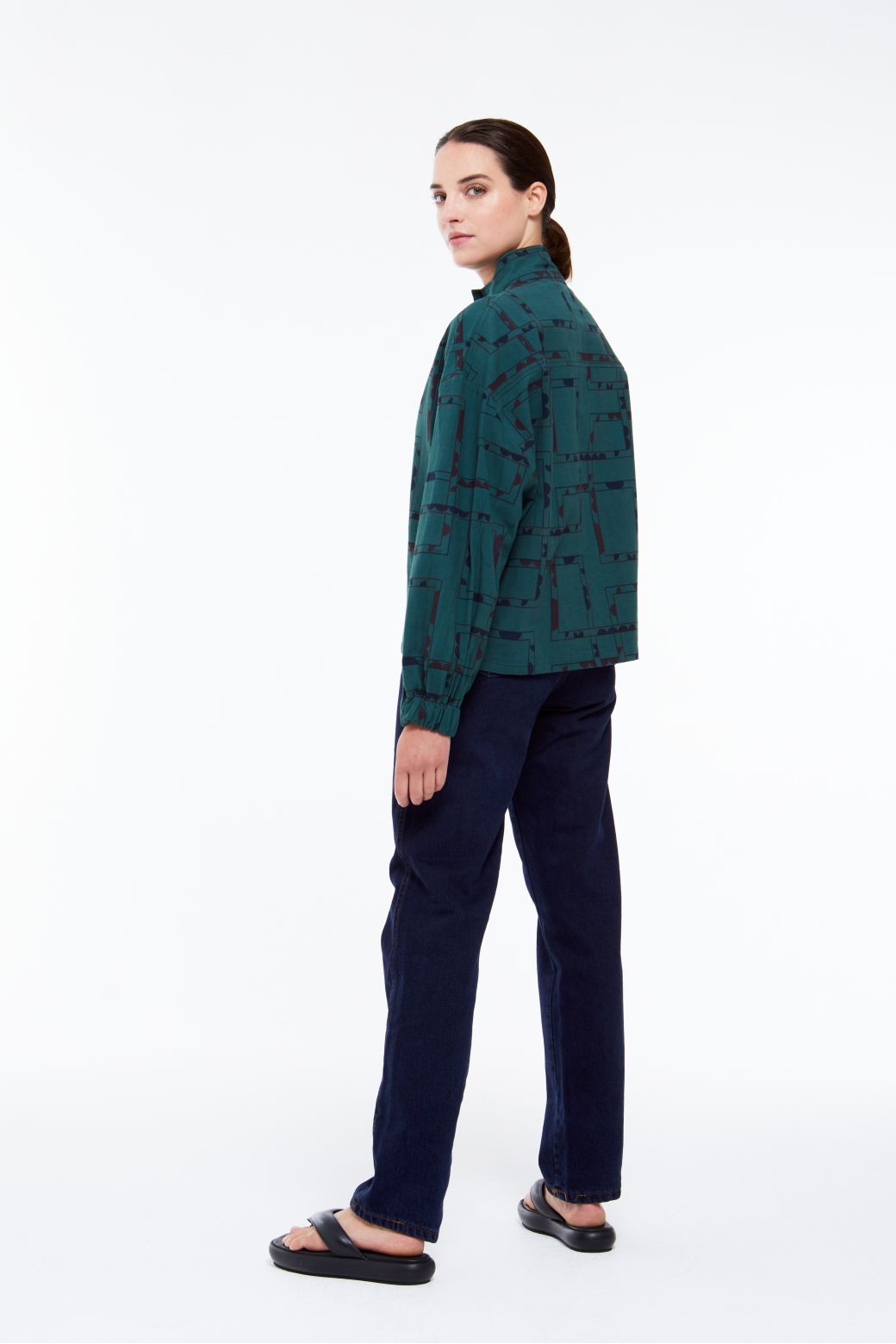 Top Valencia Demi-Lune Vert De Gris