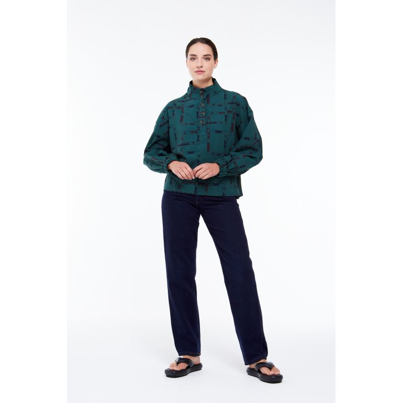 Top Valencia Demi-Lune Vert De Gris
