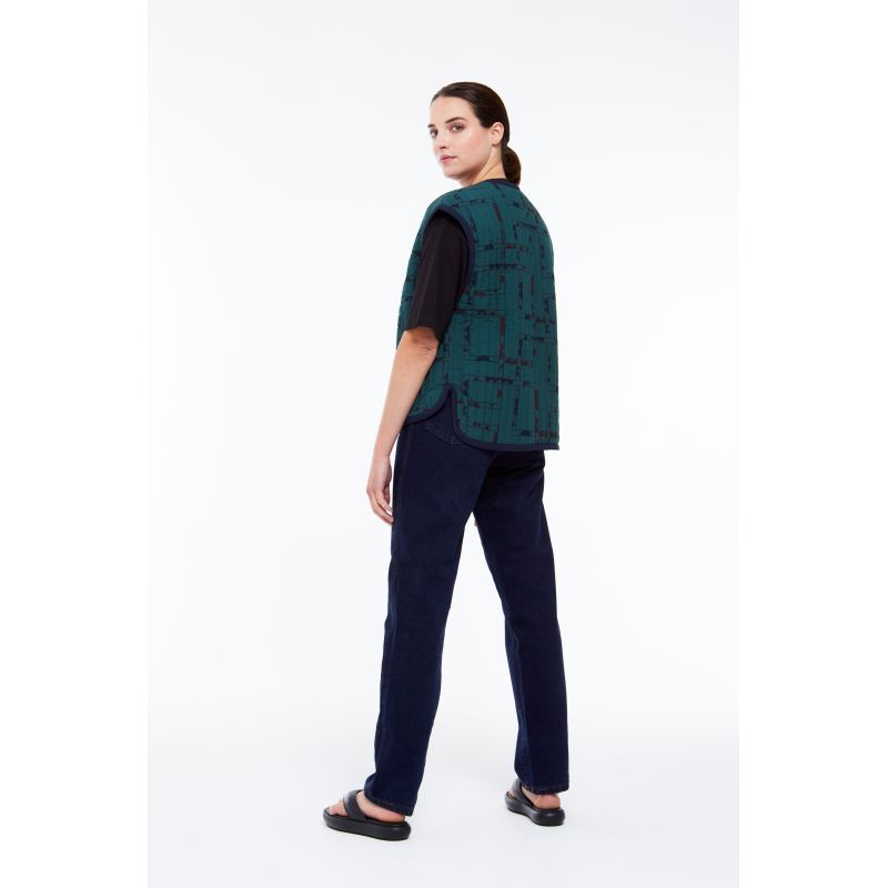Veste Pablo Demi-Lune Vert De Gris