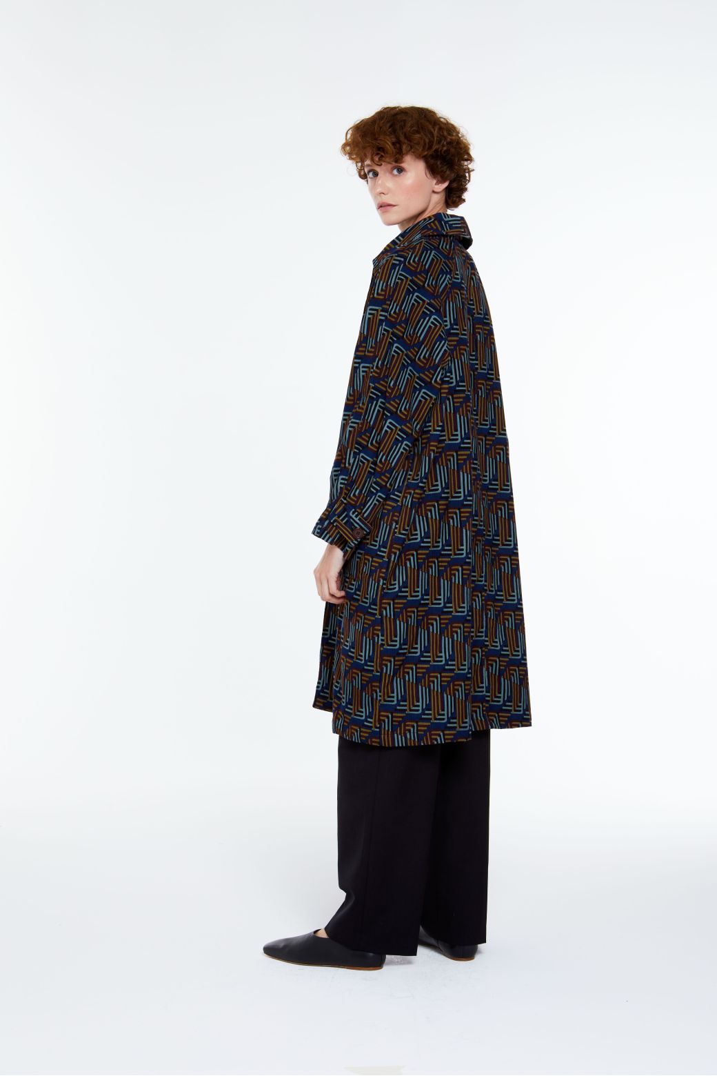 Manteau Leonor Atome Nuit