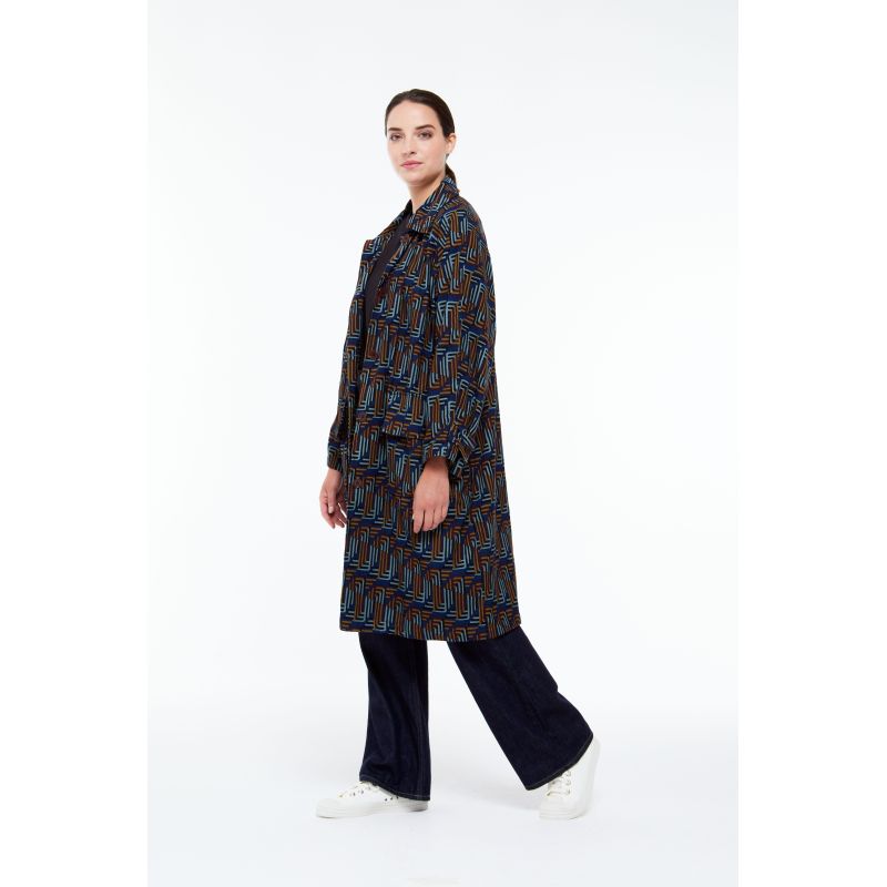 Manteau Leonor Atome Nuit