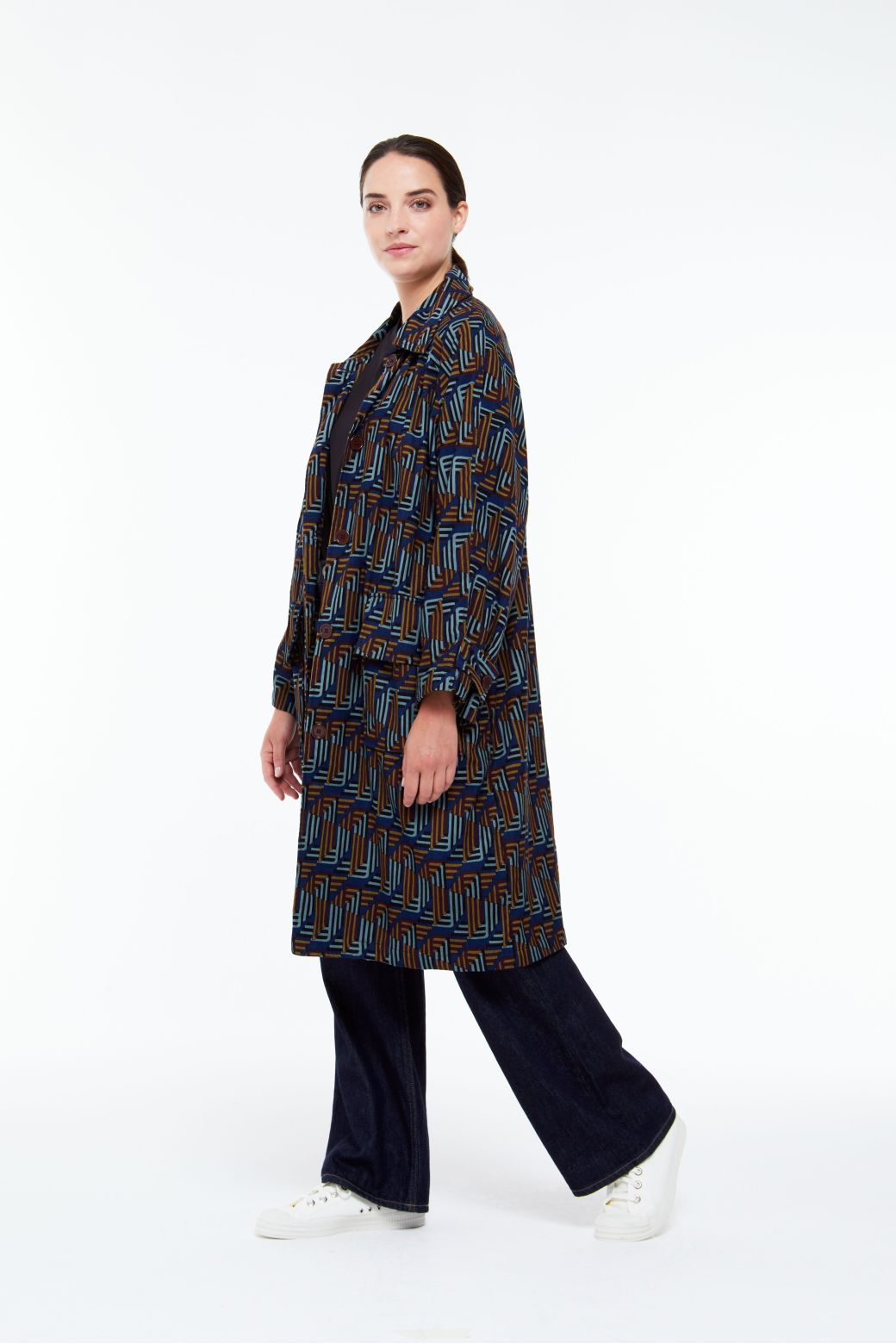 Manteau Leonor Atome Nuit