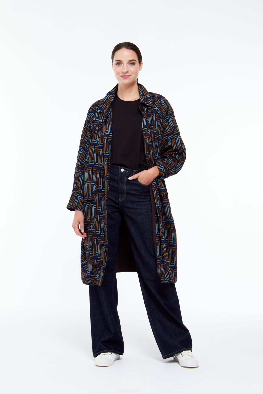 Manteau Leonor Atome Nuit