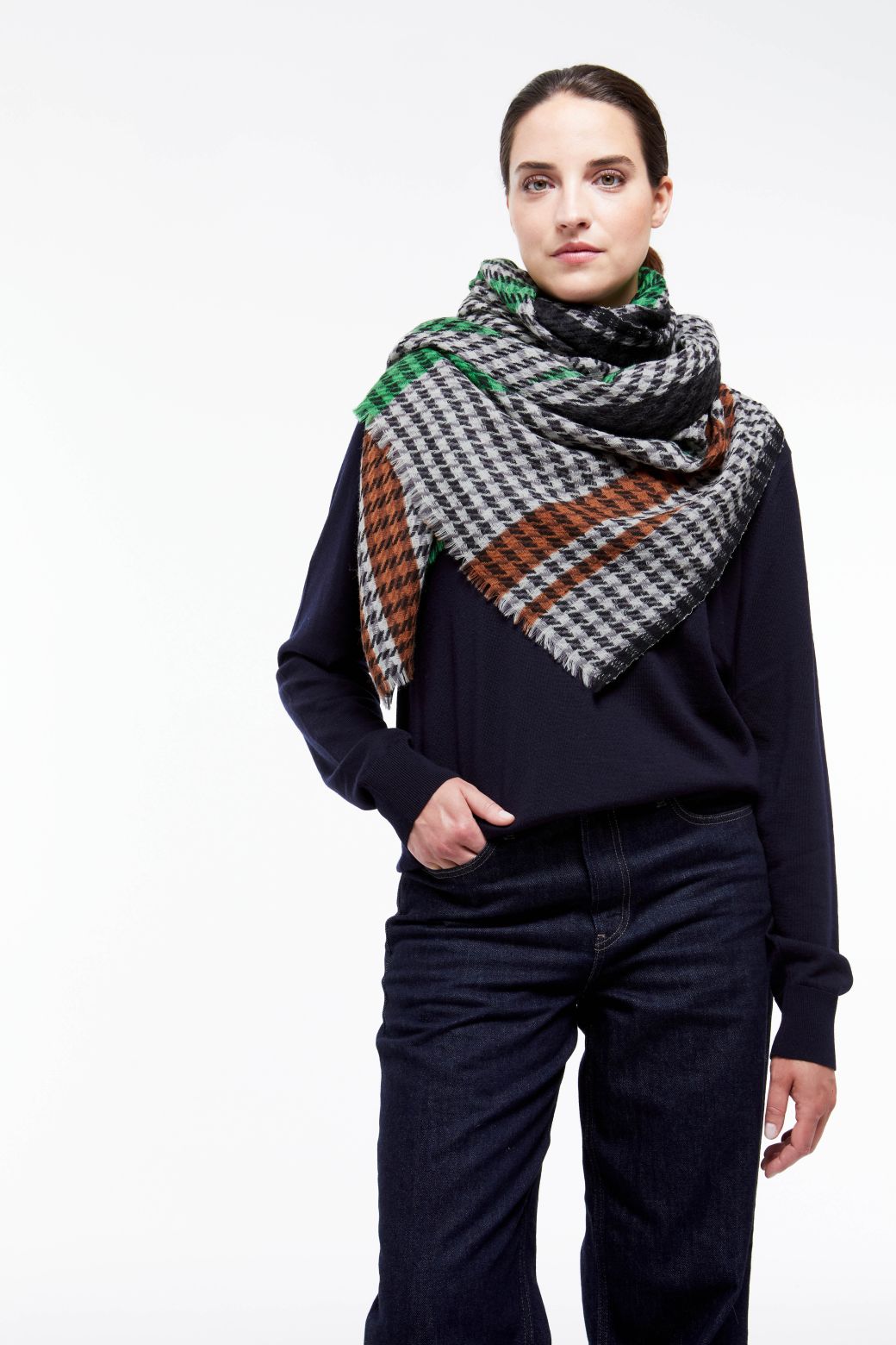 Foulard Décor Noir
