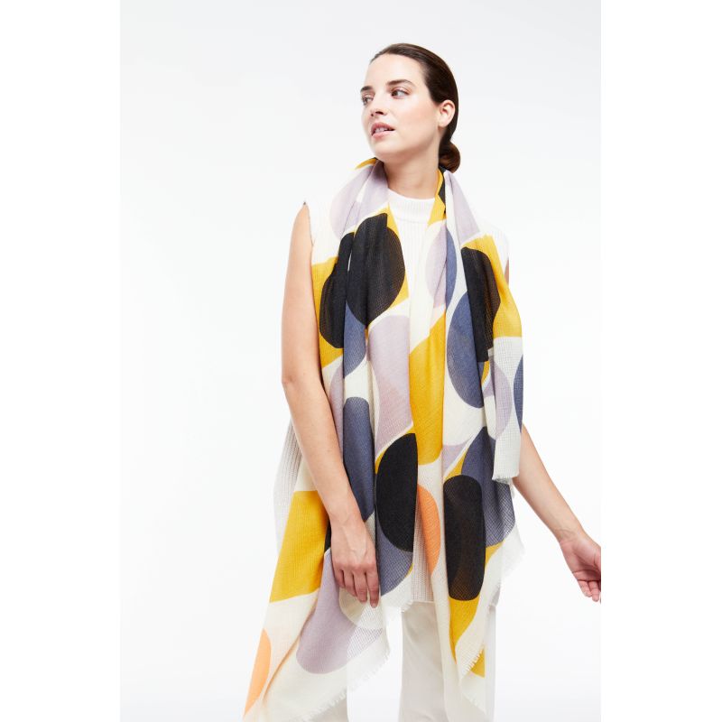 Foulard Ondulation Fauve