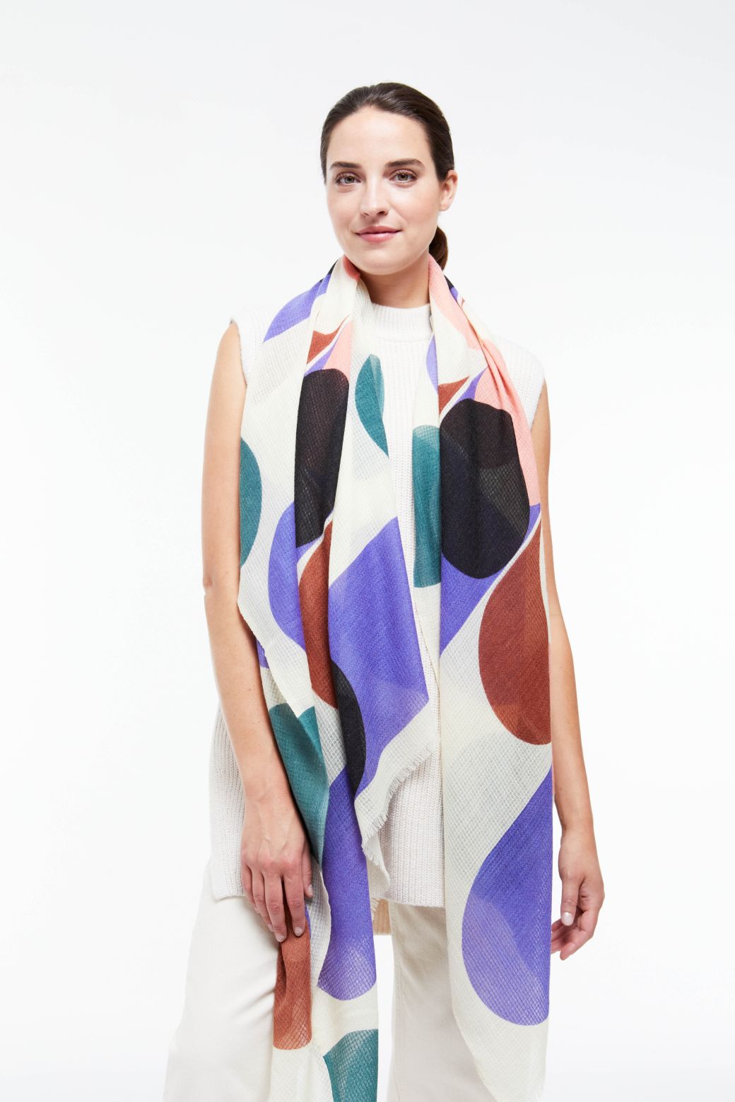 Foulard Ondulation Violet