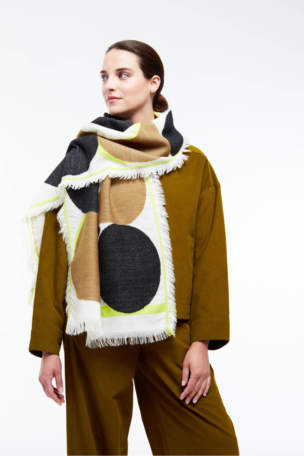 Foulard Nymphe Kaki