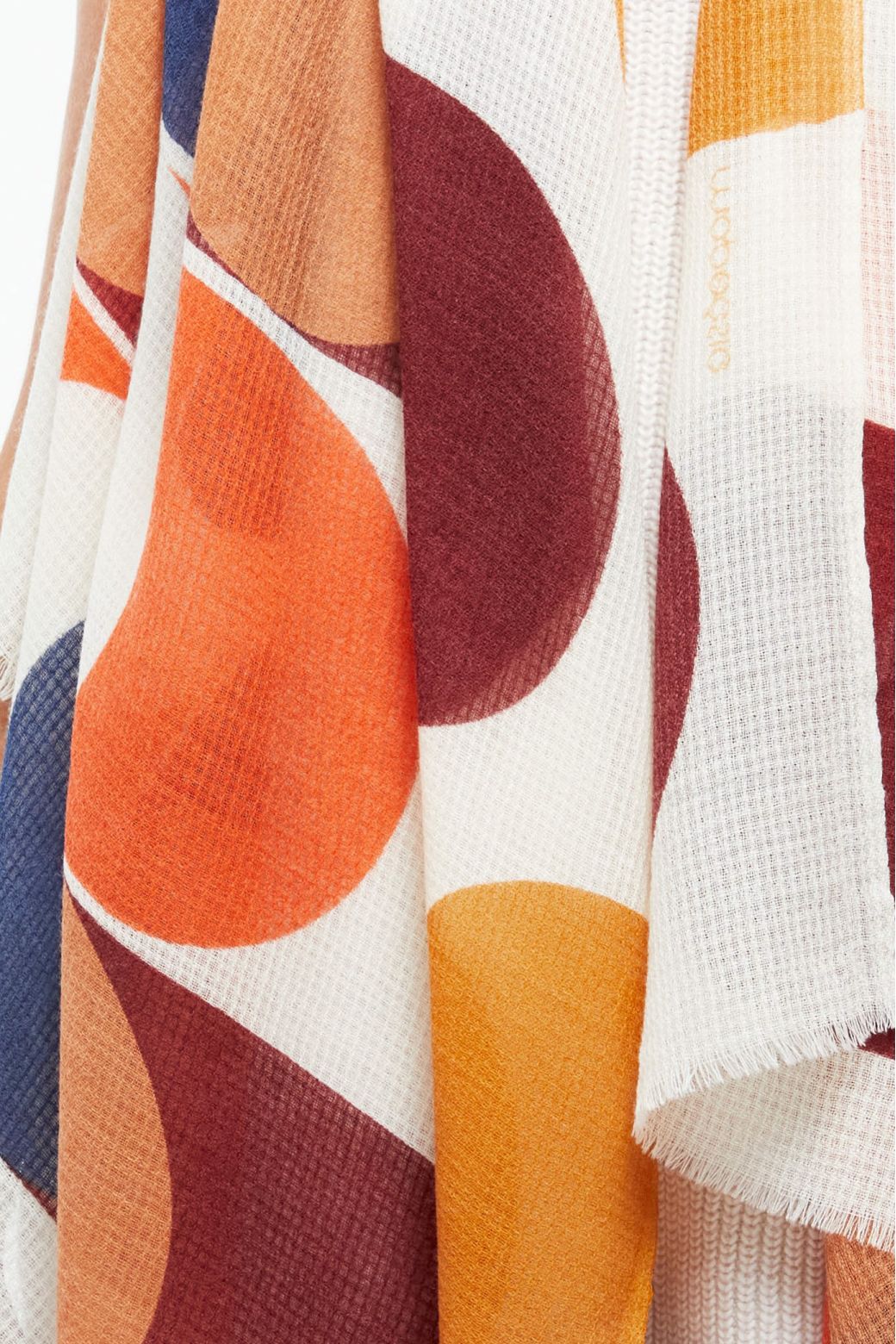 Foulard Ondulation Bordeaux