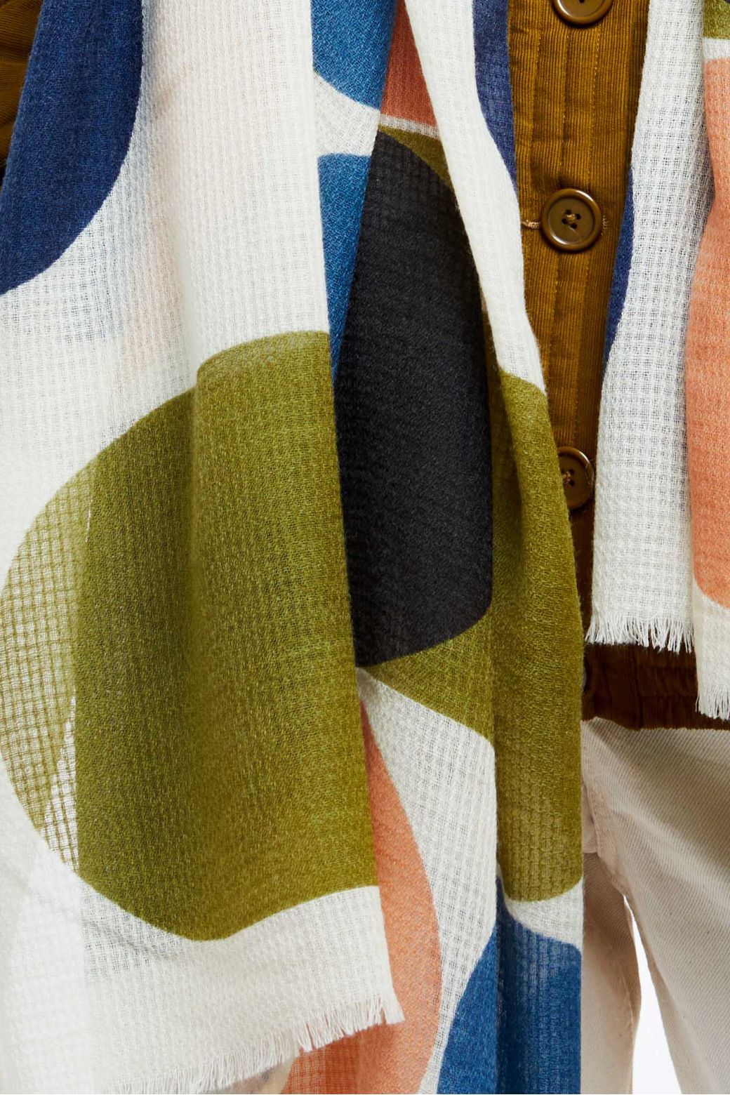 Foulard Ondulation Olive