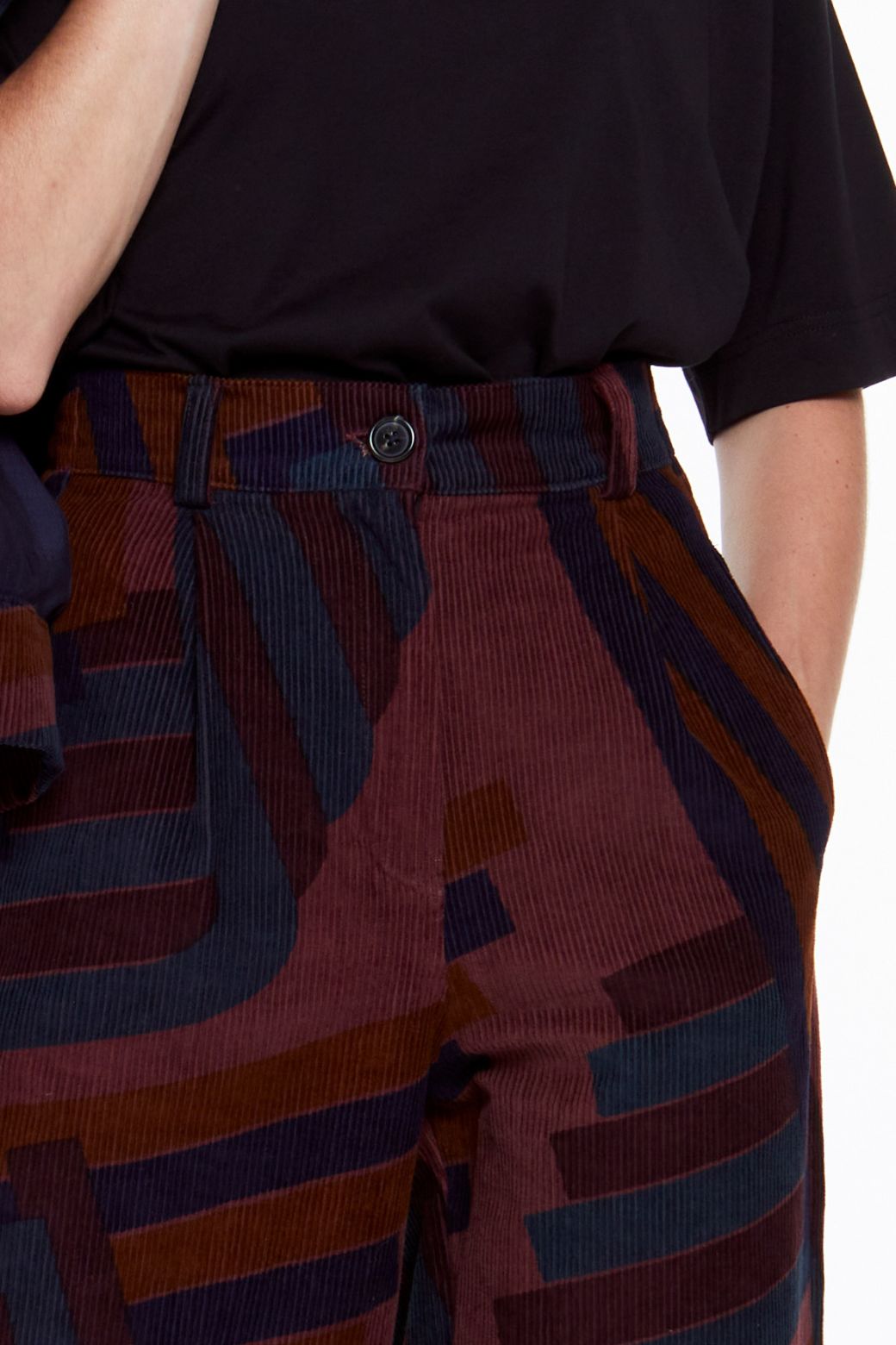 Pantalon Victor Alto Lie De Vin