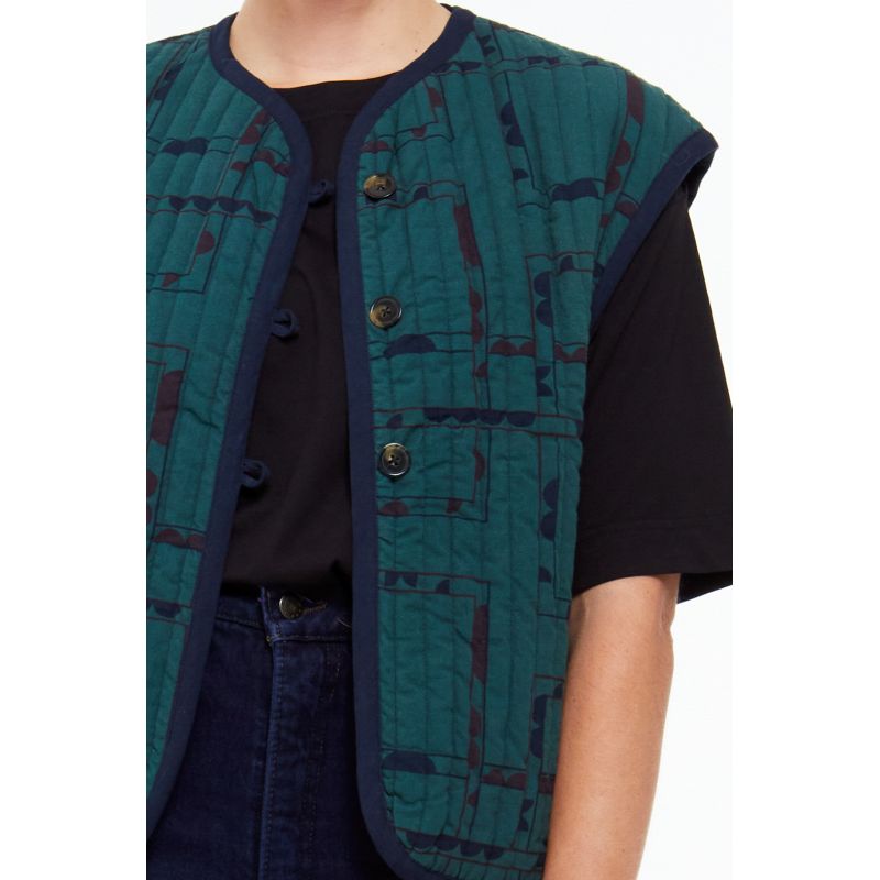 Veste Pablo Demi-Lune Vert De Gris