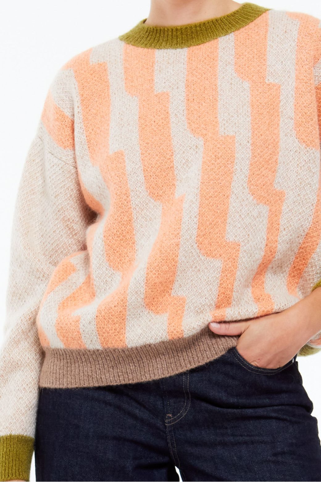 Pull Icone Céleste Pêche
