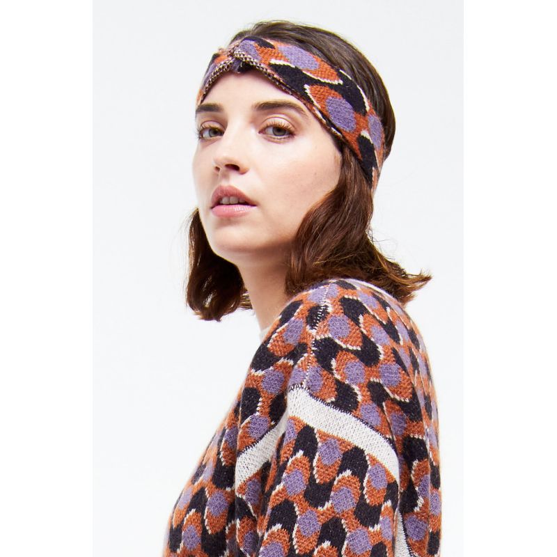 Bandeau Onde Parme