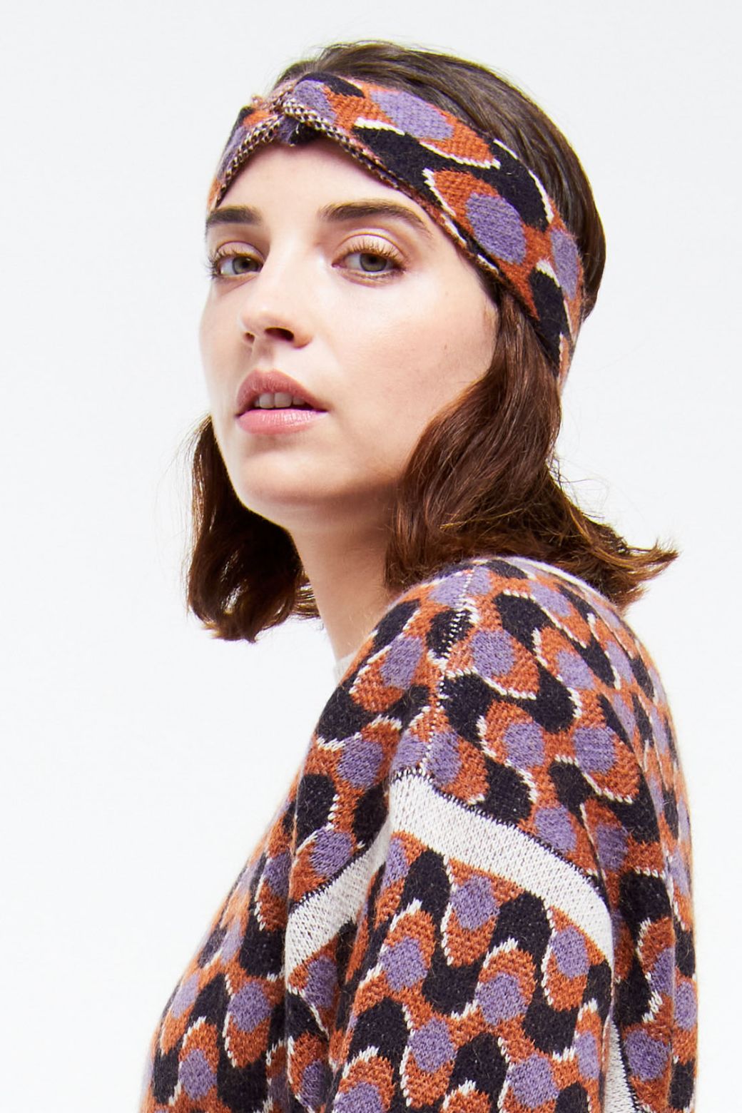 Bandeau Onde Parme