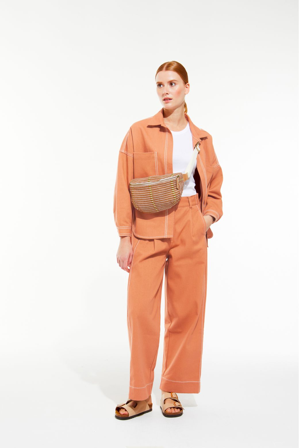 Sac Banane L Chiara Grès Terracotta
