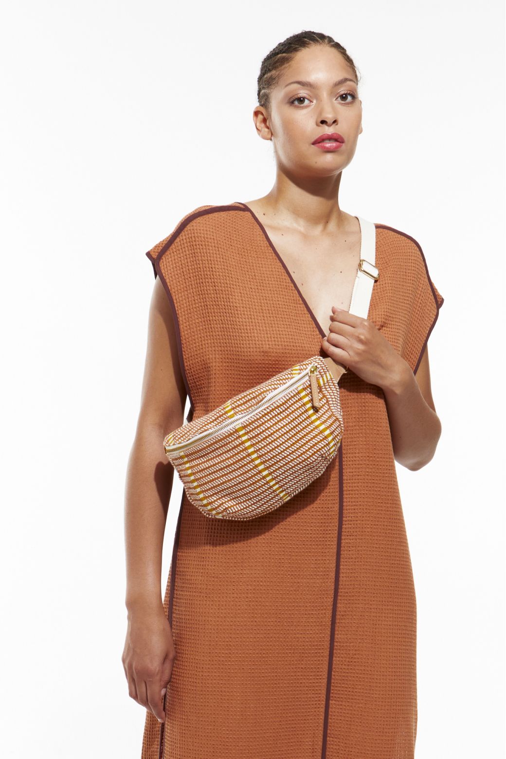 Sac Banane L Chiara Grès Terracotta