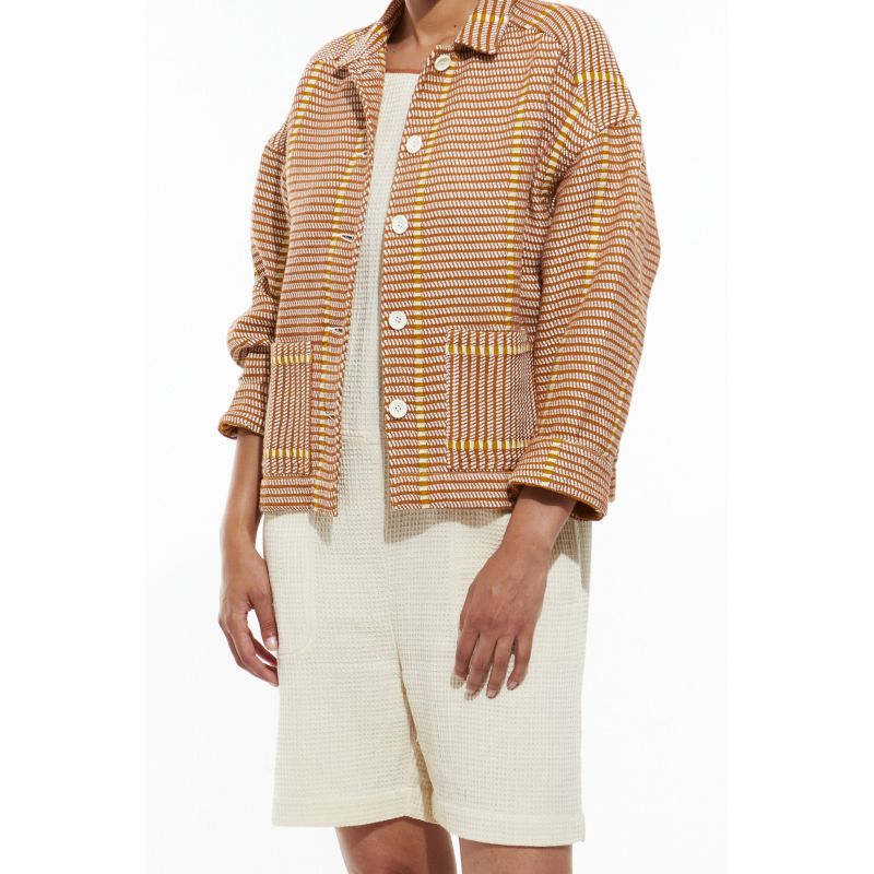Veste Mina Grès Terracotta