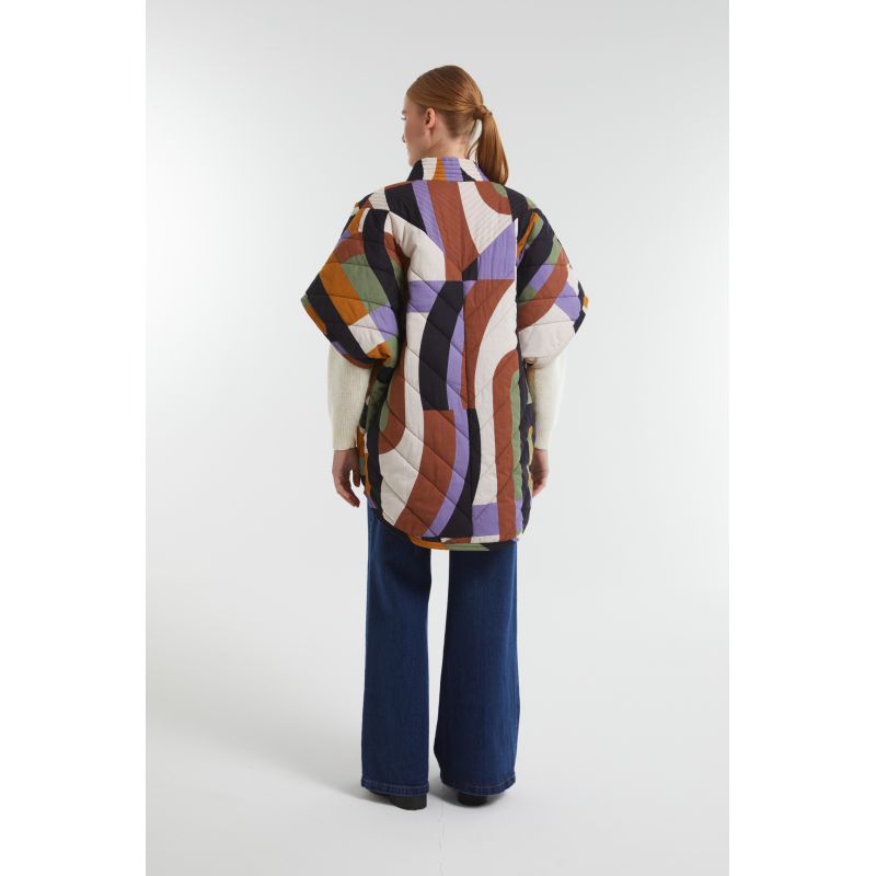 Manteau Erin Supersonic Brun Violet