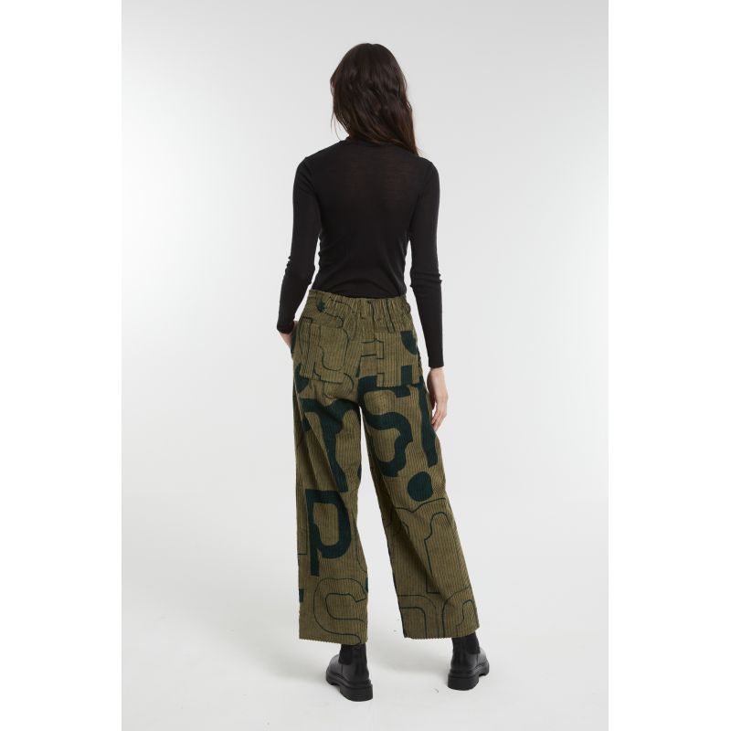 Pantalon Victor Lyrique Bicolor Kaki