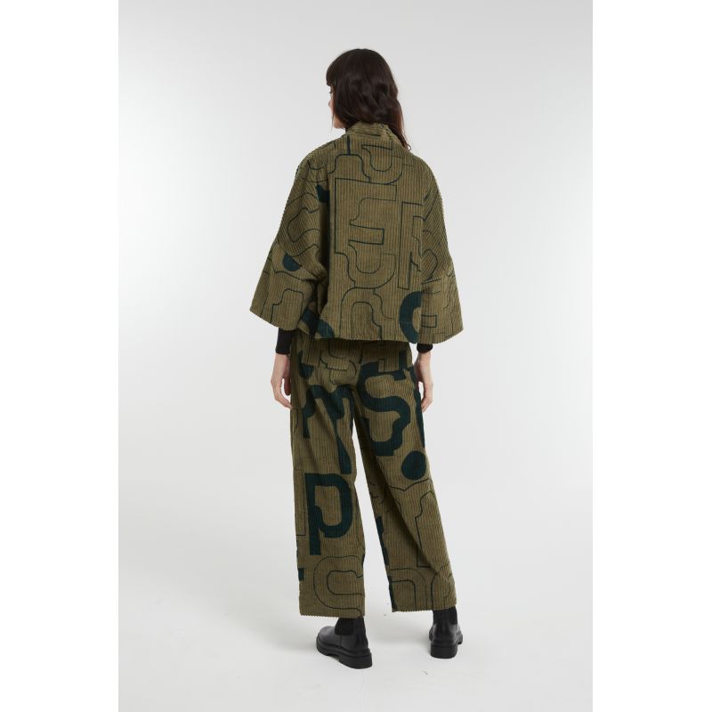 Pantalon Victor Lyrique Bicolor Kaki