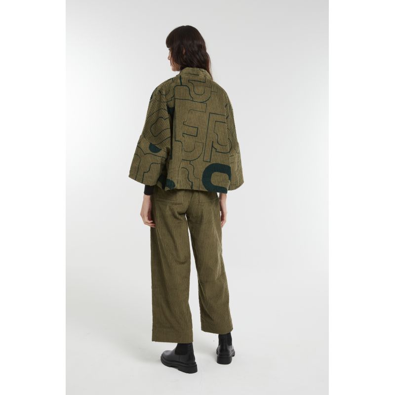 Veste Ada Lyrique Bicolor Kaki
