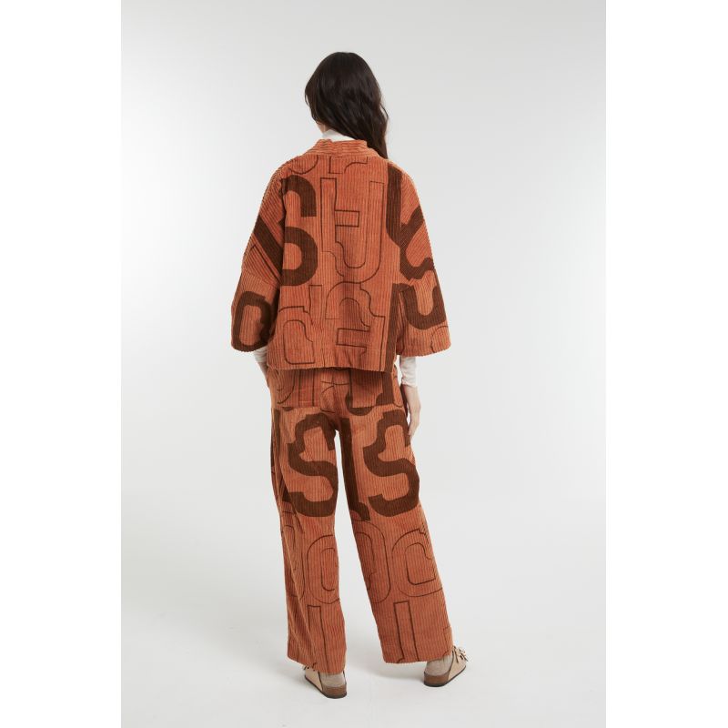 Pantalon Victor Lyrique Bicolor Tan
