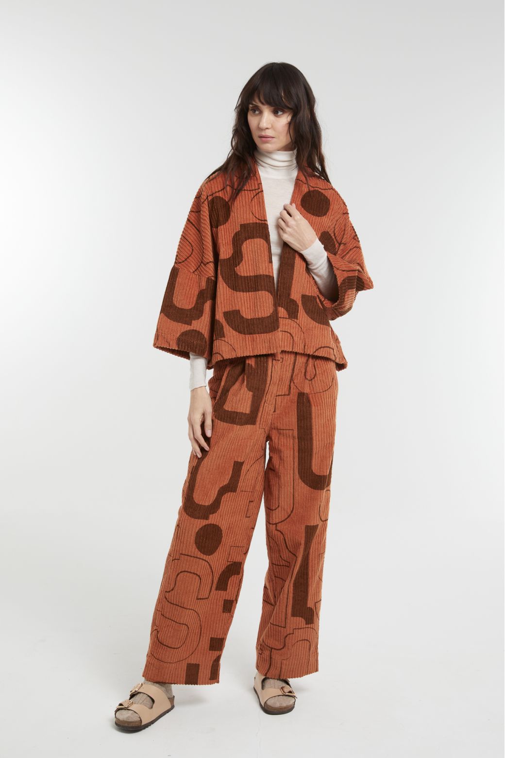 Pantalon Victor Lyrique Bicolor Tan