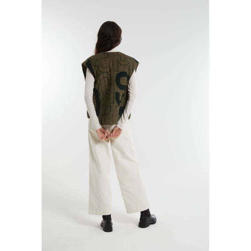 Veste Pablo Lyrique Bicolor Kaki