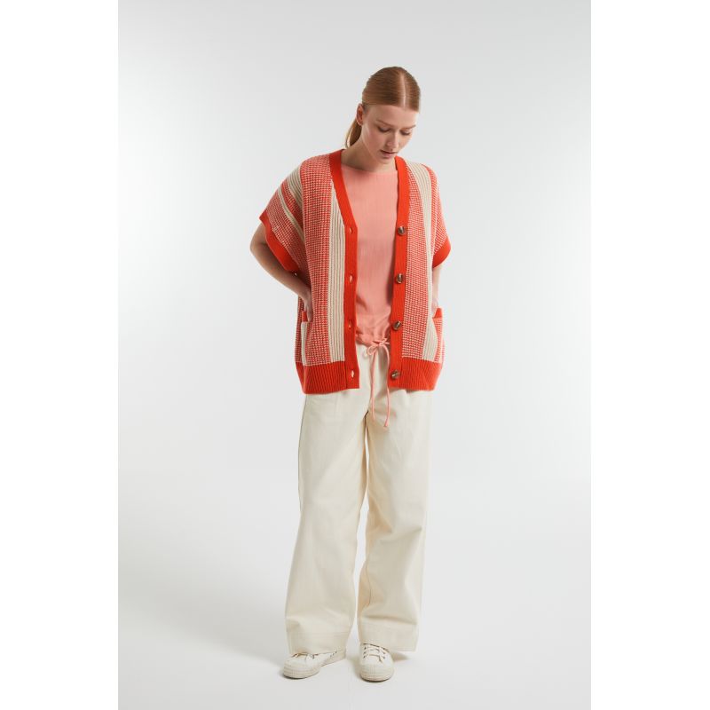 Gilet Mona Road Corail