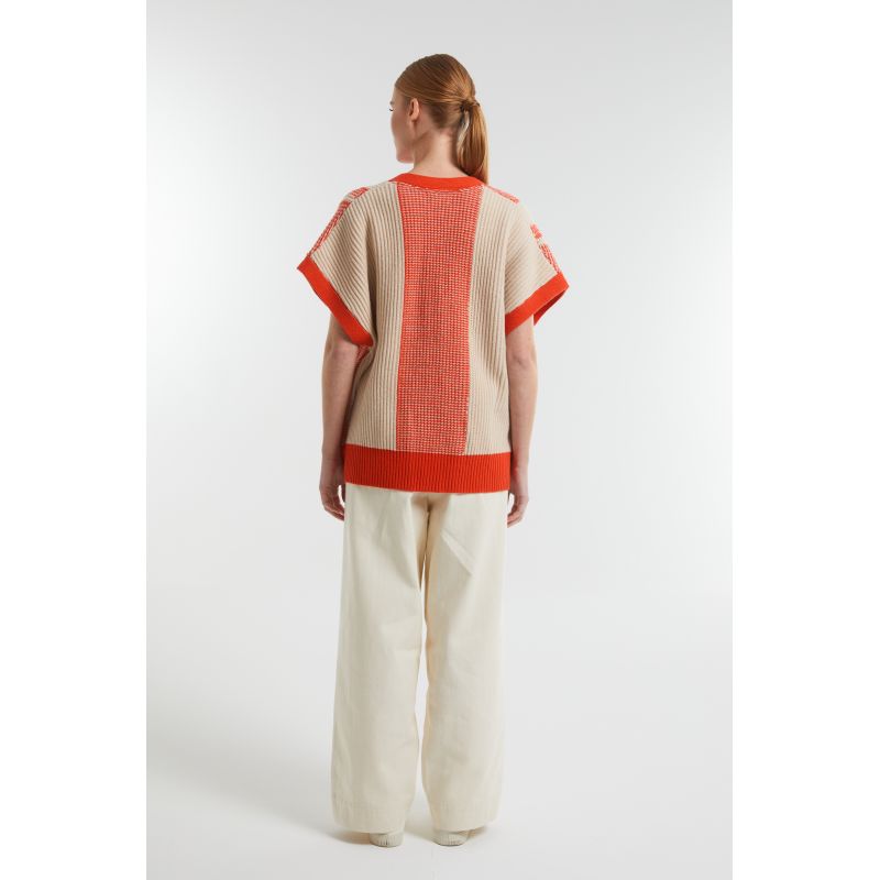 Gilet Mona Road Corail