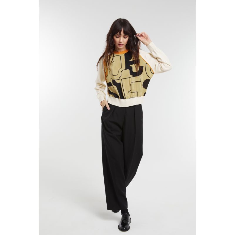 Pull Olympe Lyrique Craie