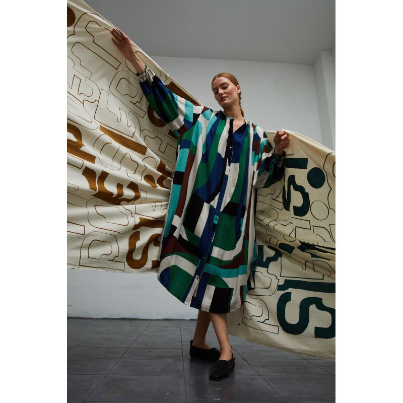 Robe Paradis Supersonic Bleu Vert