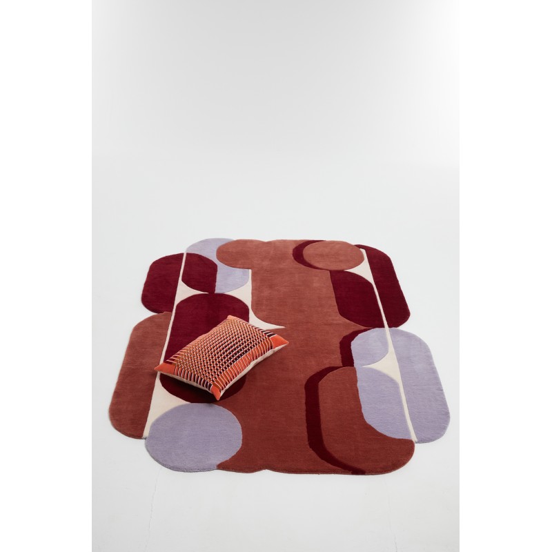 Grand Tapis Nymphe Terracotta 150x240 | Mapoésie Paris
