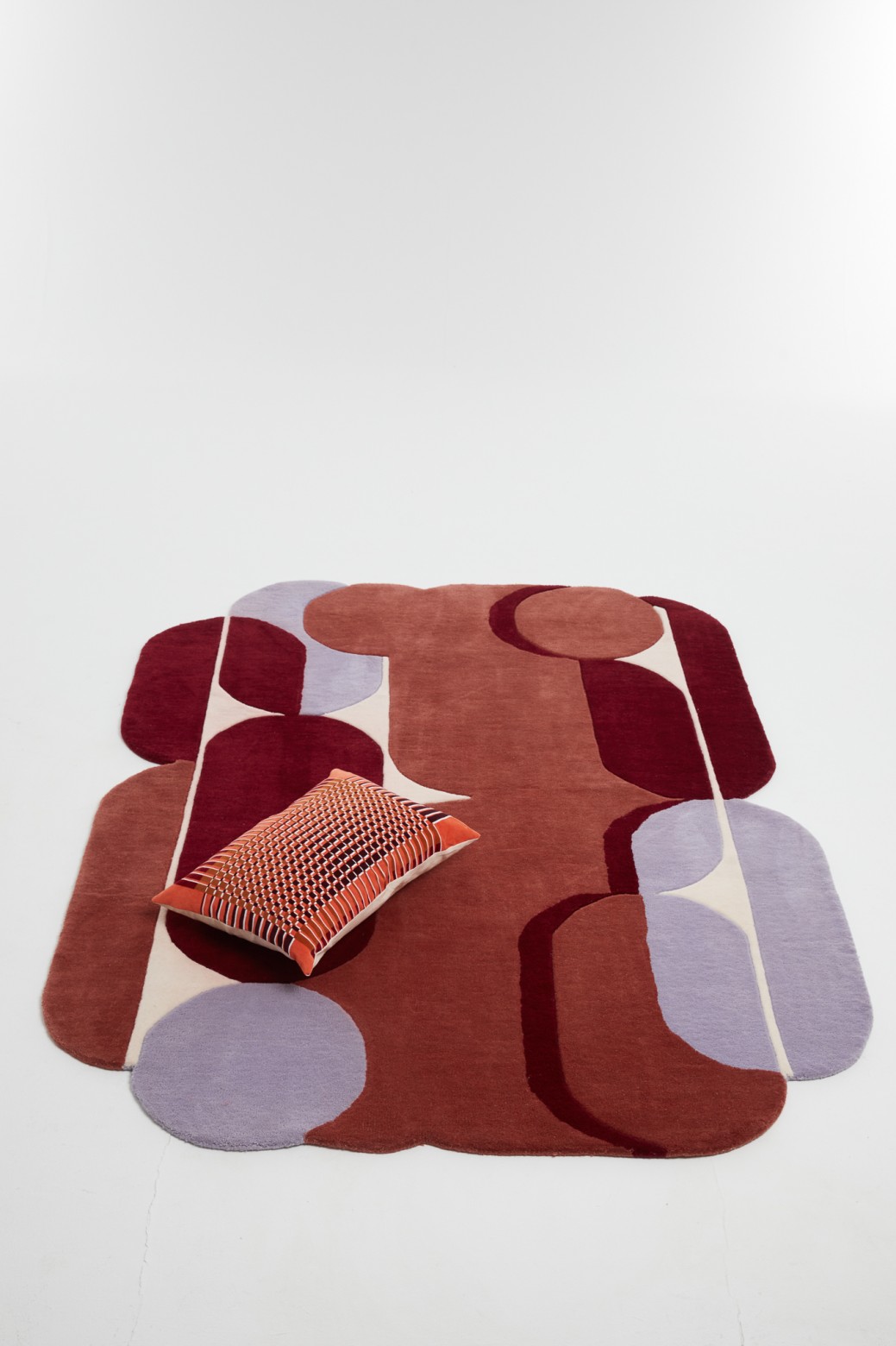 Grand Tapis Nymphe Terracotta 150x240 | Mapoésie Paris