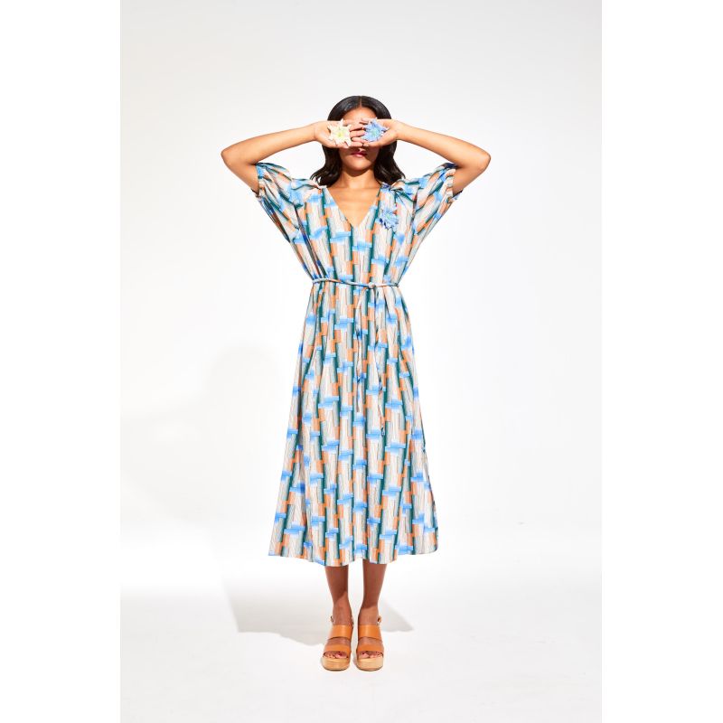 Robe Alba Echo Bleu