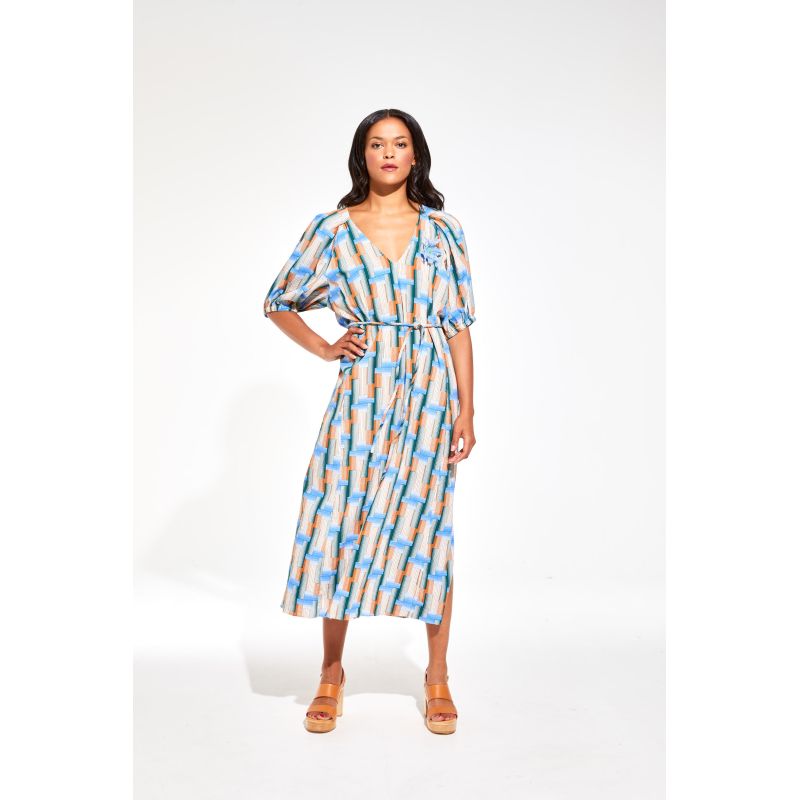 Robe Alba Echo Bleu