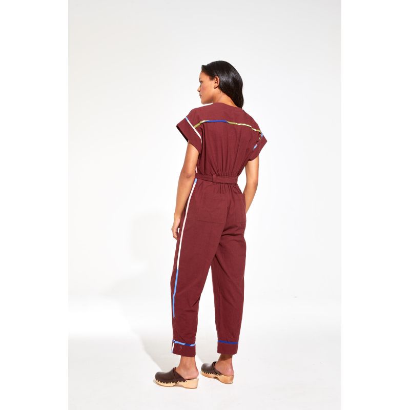 Combinaison Mony Melodie Bordeaux