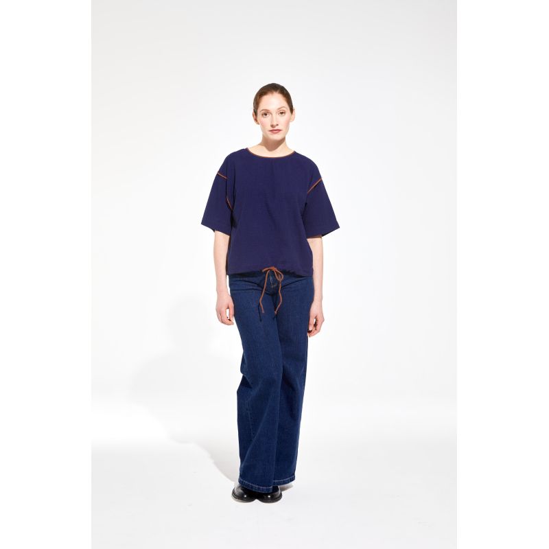 Top Livia Terra Indigo