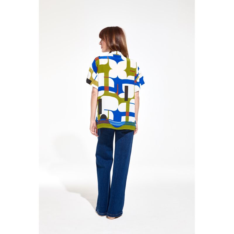 Chemise Andrew Calice Bleu