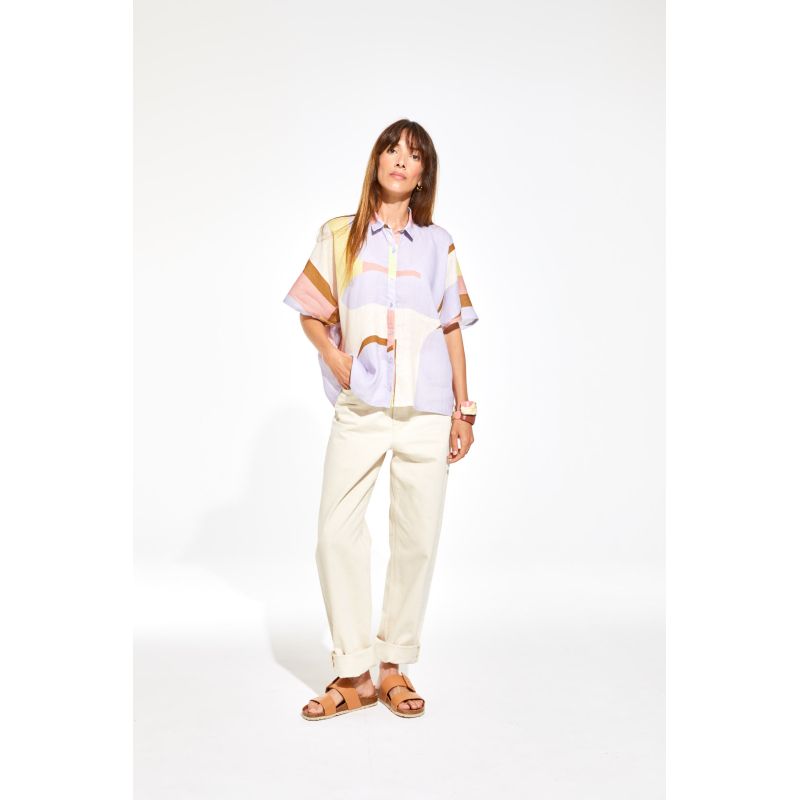Chemise Nora Aura Parme