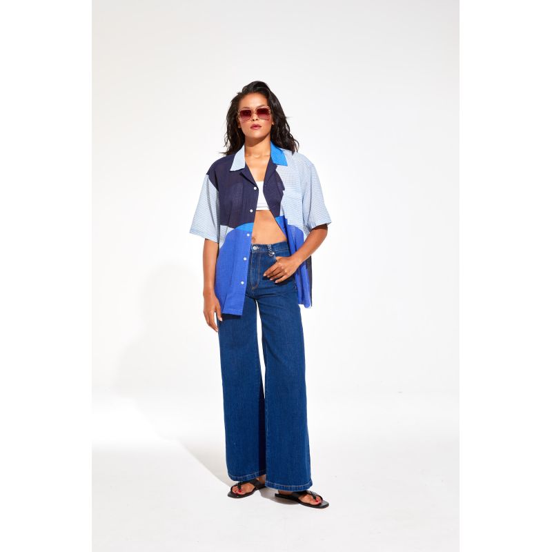 Chemise Homy Galet Bleu