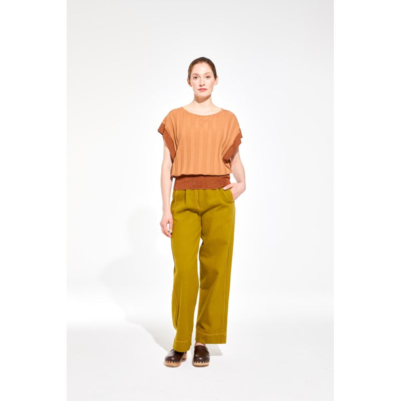 Top Delphes Vesta Tan