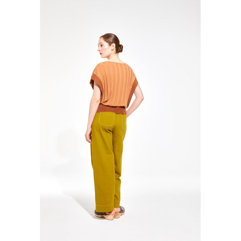Top Delphes Vesta Tan