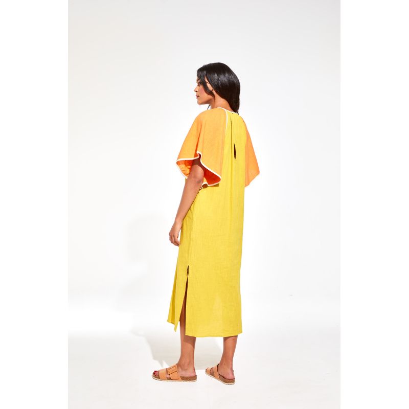 Robe Beth Zephyr Orange Kaki