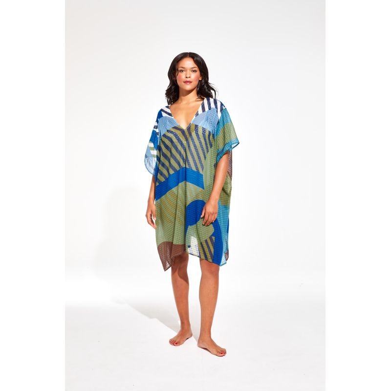 Robe Elia Carte Postale Bleu